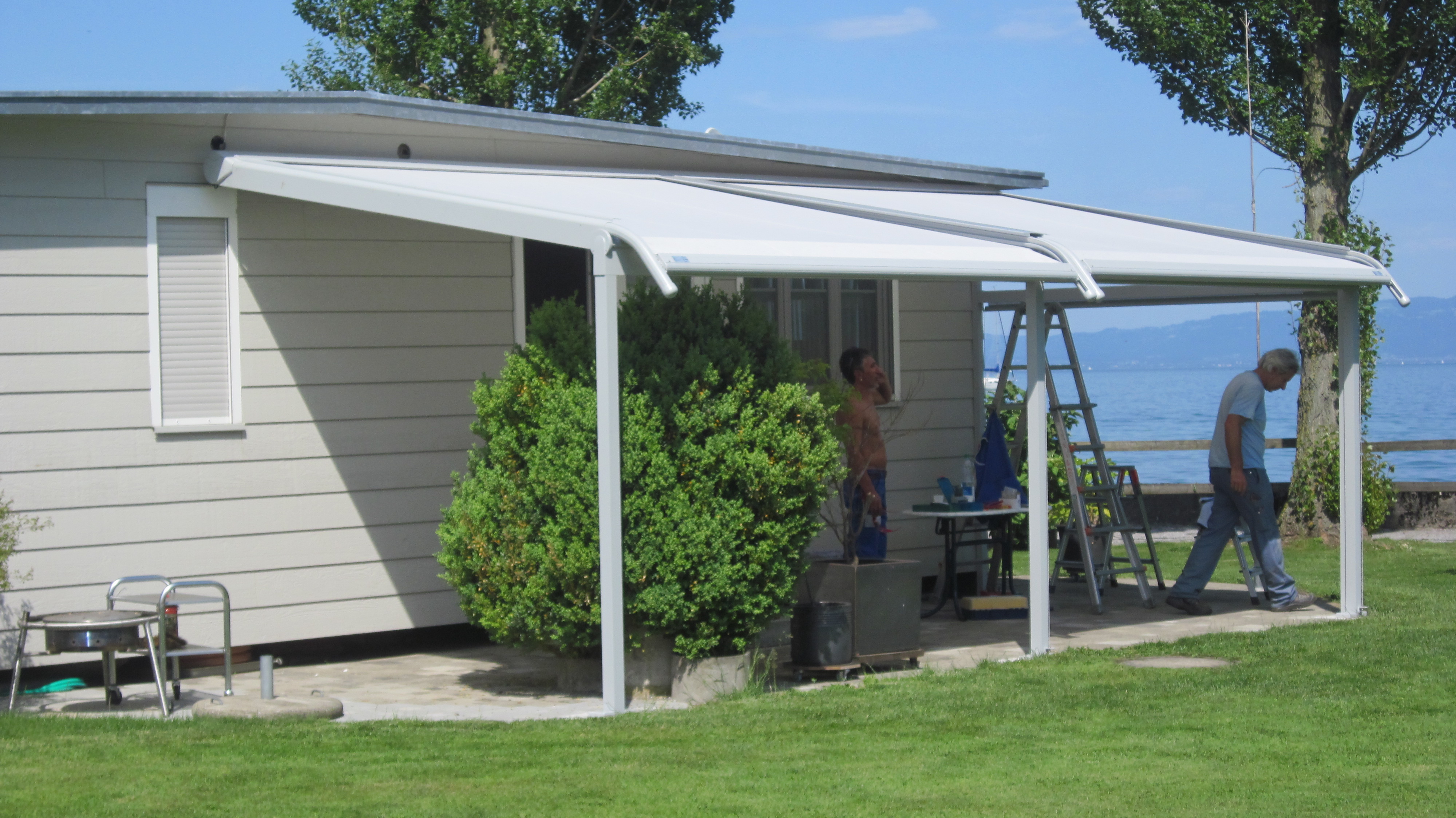 Wohnwagen mit Plaza Pro