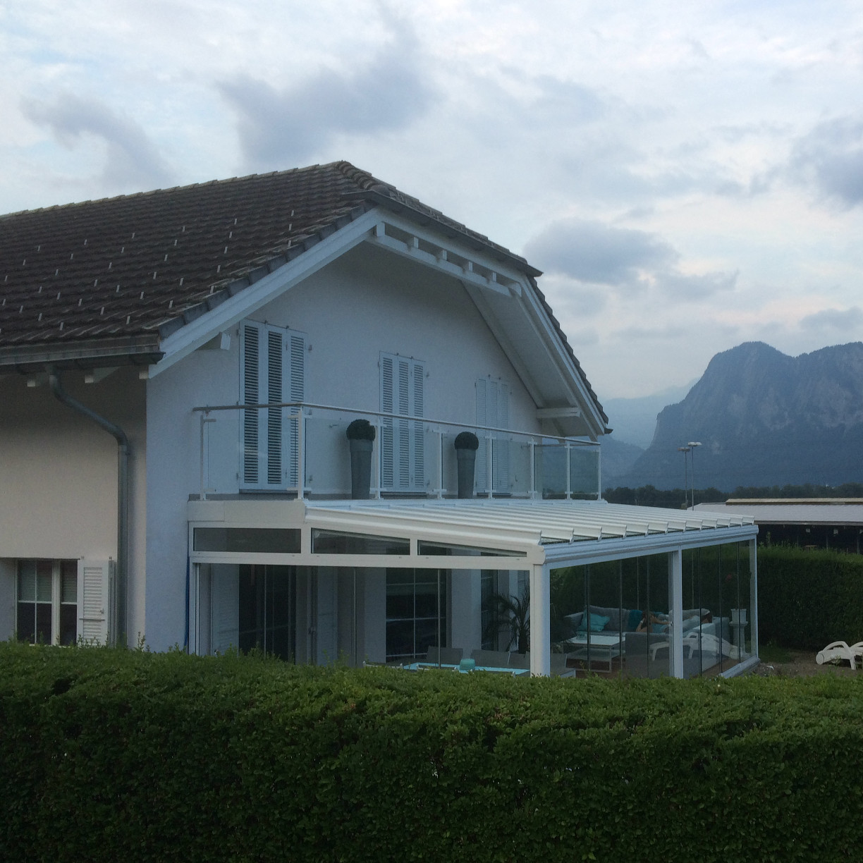 Kaltbereich Wintergarten Aussenansicht