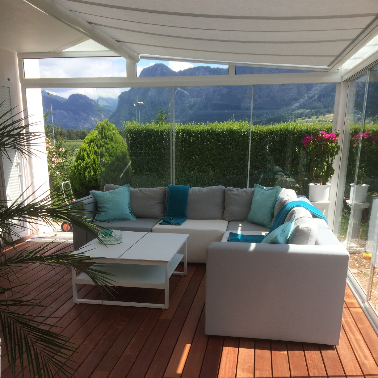 Kaltbereich WintergartenInnenansicht